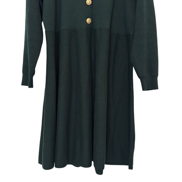 Boden Relaxed Knitted Mini Dress Green Size 14L - Picture 10 of 14